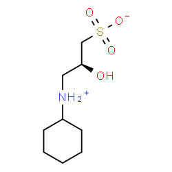 ChemSpider 2D Image | (2S)-3-(Cyclohexylammonio)-2-hydroxy-1-propanesulfonate | C9H19NO4S
