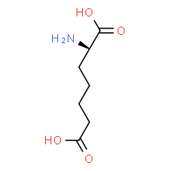 ChemSpider 2D Image | D-2-aminopimelic acid | C7H13NO4