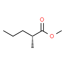 ChemSpider 2D Image | Methyl (2R)-2-methylpentanoate | C7H14O2