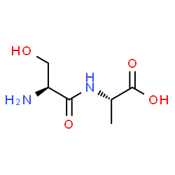 ChemSpider 2D Image | L-Seryl-L-alanine | C6H12N2O4