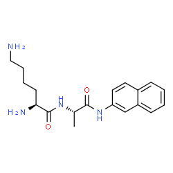ChemSpider 2D Image | H-LYS-ALA-BETANA | C19H26N4O2