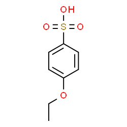 ChemSpider 2D Image | 4-Ethoxybenzenesulfonic acid | C8H10O4S