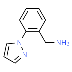 ChemSpider 2D Image | 2-(1H-PYRAZOL-1-YL)BENZYLAMINE | C10H11N3