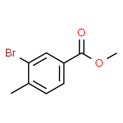 ChemSpider 2D Image | Methyl 3-bromo-4-methylbenzoate | C9H9BrO2