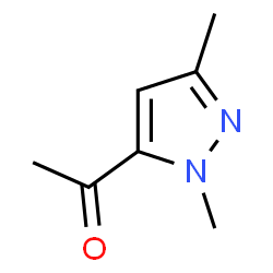 ChemSpider 2D Image | 1-(2,5-dimethylpyrazol-3-yl)ethanone | C7H10N2O