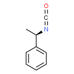 ChemSpider 2D Image | [(1R)-1-Isocyanatoethyl]benzene | C9H9NO