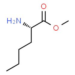 ChemSpider 2D Image | Methyl L-norleucinate | C7H15NO2
