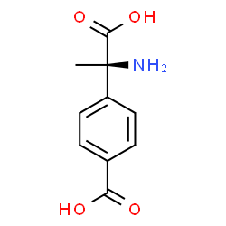 ChemSpider 2D Image | 4-(1-Amino-1-carboxy-ethyl)-benzoic acid | C10H11NO4