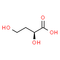 ChemSpider 2D Image | Butanoic acid,2,4-dihydroxy- | C4H8O4