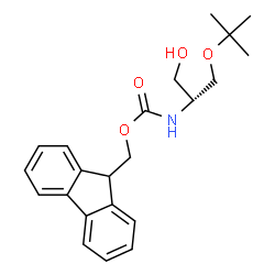 ChemSpider 2D Image | Fmoc-L-Serinol(tBu) | C22H27NO4