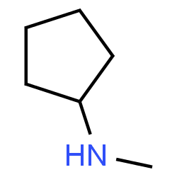 ChemSpider 2D Image | Cyclopentylmethylamine | C6H13N