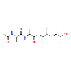 ChemSpider 2D Image | AC-ALA-ALA-ALA-ALA-OH | C14H24N4O6