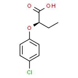 ChemSpider 2D Image | (2R)-2-(4-Chlorophenoxy)butanoic acid | C10H11ClO3