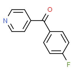 ChemSpider 2D Image | 4-(4-Fluorobenzoyl)pyridine | C12H8FNO