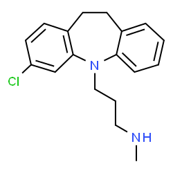 ChemSpider 2D Image | Norclomipramine | C18H21ClN2