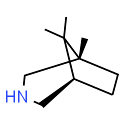 ChemSpider 2D Image | (1S,5R)-1,8,8-Trimethyl-3-azabicyclo[3.2.1]octane | C10H19N