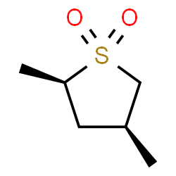 ChemSpider 2D Image | (2R,4S)-2,4-Dimethyltetrahydrothiophene 1,1-dioxide | C6H12O2S