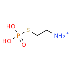 ChemSpider 2D Image | 2-(Phosphonosulfanyl)ethanaminium | C2H9NO3PS