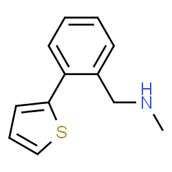 ChemSpider 2D Image | N-methyl-N-(2-thien-2-ylbenzyl)amine | C12H13NS