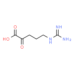 ChemSpider 2D Image | 5-guanidino-2-oxopentanoic acid | C6H11N3O3