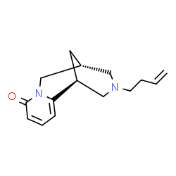 ChemSpider 2D Image | (1S,9R)-11-(3-Buten-1-yl)-7,11-diazatricyclo[7.3.1.0~2,7~]trideca-2,4-dien-6-one | C15H20N2O