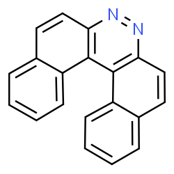 ChemSpider 2D Image | Benzo[f]naphtho[2,1-c]cinnoline | C20H12N2
