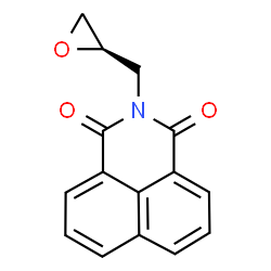 ChemSpider 2D Image | 2-[(2R)-2-Oxiranylmethyl]-1H-benzo[de]isoquinoline-1,3(2H)-dione | C15H11NO3
