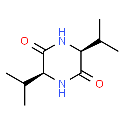 ChemSpider 2D Image | (3S,6S)-3,6-Diisopropyl-2,5-piperazinedione | C10H18N2O2