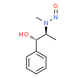 ChemSpider 2D Image | (1S,2S)-2-[Methyl(nitroso)amino]-1-phenyl-1-propanol | C10H14N2O2