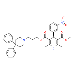 ChemSpider 2D Image | S(+)-niguldipine | C36H39N3O6