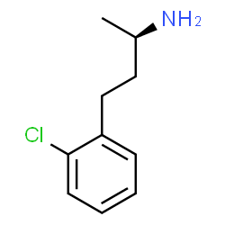 ChemSpider 2D Image | (2R)-4-(2-Chlorophenyl)-2-butanamine | C10H14ClN