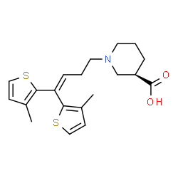 ChemSpider 2D Image | Tiagabine | C20H25NO2S2