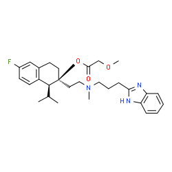ChemSpider 2D Image | Mibefradil | C29H38FN3O3