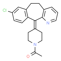 ChemSpider 2D Image | N-Acetyldesloratadine | C21H21ClN2O