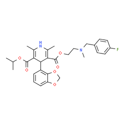 ChemSpider 2D Image | elgodipine | C29H33FN2O6