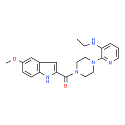 ChemSpider 2D Image | Atevirdine | C21H25N5O2