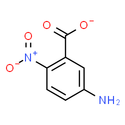 ChemSpider 2D Image | 5-Amino-2-nitrobenzoate | C7H5N2O4