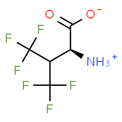ChemSpider 2D Image | (2S)-2-Ammonio-4,4,4-trifluoro-3-(trifluoromethyl)butanoate | C5H5F6NO2