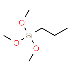 ChemSpider 2D Image | propyltrimethoxysilane | C6H16O3Si
