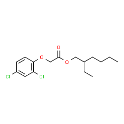 ChemSpider 2D Image | 2,4-D-2-ethylhexyl | C16H22Cl2O3