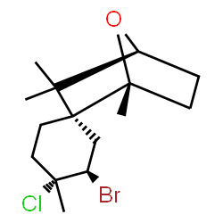 ChemSpider 2D Image | oxachamigrene | C15H24BrClO