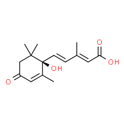 ChemSpider 2D Image | (R)-2-trans-abscisic acid | C15H20O4