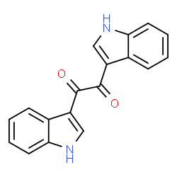 ChemSpider 2D Image | Di-indol-3-yl-ethanedione | C18H12N2O2