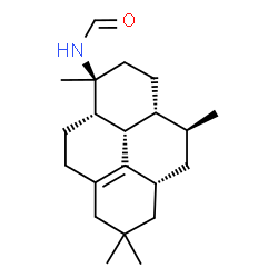 ChemSpider 2D Image | N-[(1S,3aR,4S,5aR,10aS,10bS)-1,4,7,7-Tetramethyl-1,2,3,3a,4,5,5a,6,7,8,9,10,10a,10b-tetradecahydro-1-pyrenyl]formamide | C21H33NO