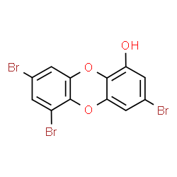 ChemSpider 2D Image | spongiadioxin C | C12H5Br3O3