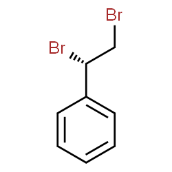 ChemSpider 2D Image | [(1S)-1,2-Dibromoethyl]benzene | C8H8Br2