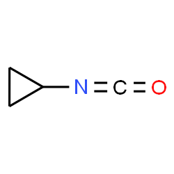 ChemSpider 2D Image | Isocyanatocyclopropane | C4H5NO