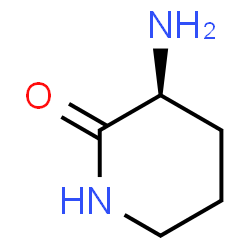 ChemSpider 2D Image | (S)-3-Amino-2-piperidinon | C5H10N2O