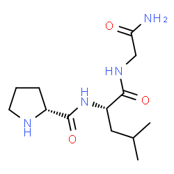 ChemSpider 2D Image | D-Prolyl-L-leucylglycinamide | C13H24N4O3
