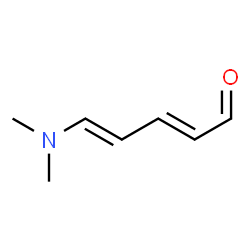 ChemSpider 2D Image | (2E,4E)-5-(Dimethylamino)-2,4-pentadienal | C7H11NO